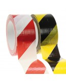 Floor marking tape DUCT red/white, 50mm/33m Tape