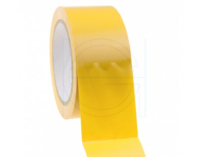 Bouwtape Betontape PVC geel 50mm/33m, 150my Tape 