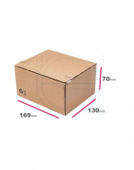 E-comm-1 Shipping Box - 169x130x70mm