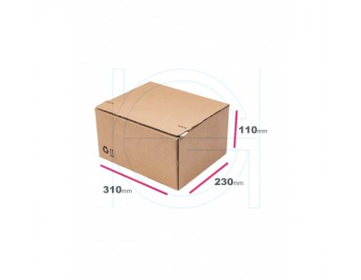 VerzendBox-8 - 310x230x110mm (A4+) Verzendverpakkingen