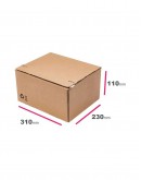 Ecomm-8 shipping box  Autolock - 310x230x110mm (A4+) Shipping cartons