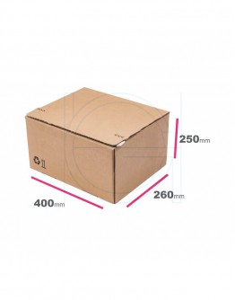 SendBox-9 shipping box Autolock - 400x260x250mm
